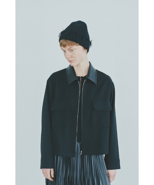 Muel Chic（ミュエルシック）の「Amara coat  アマラコート（ブルゾン・レディース・チャコールグレー/ブラック/マスタード・FREE）」の11枚目の写真