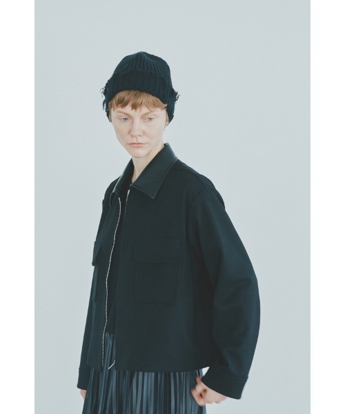 Muel Chic（ミュエルシック）の「Amara coat  アマラコート（ブルゾン・レディース・チャコールグレー/ブラック/マスタード・FREE）」の10枚目の写真