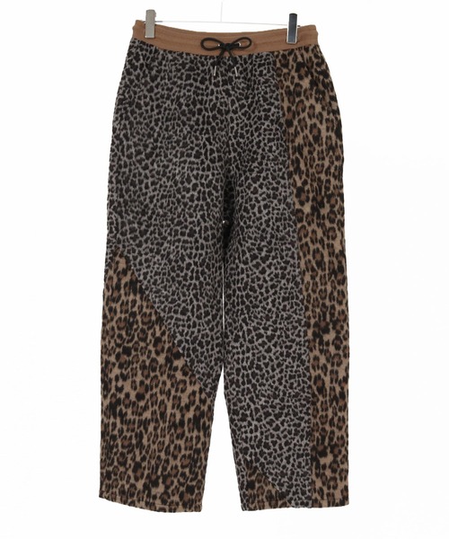 GLIMCLAP(グリムクラップ)の「mp15498-Dual-Leopard Shaggy Wide-Straight Pants トラックパンツ(212-047-gla-cg)(その他パンツ・メンズ・ベージュ/グレー・L/M/S)」の15枚目の写真