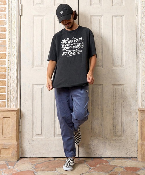 No Rain No Rainbow(ノーレインノーレインボー)の「mt10672- surf graphic print fade T-shirt サーフデザインプリントTシャツ(NR26W-27)(Tシャツ/カットソー・メンズ・ブラック/グレー/ネイビー・L/M/S/XL)」の15枚目の写真