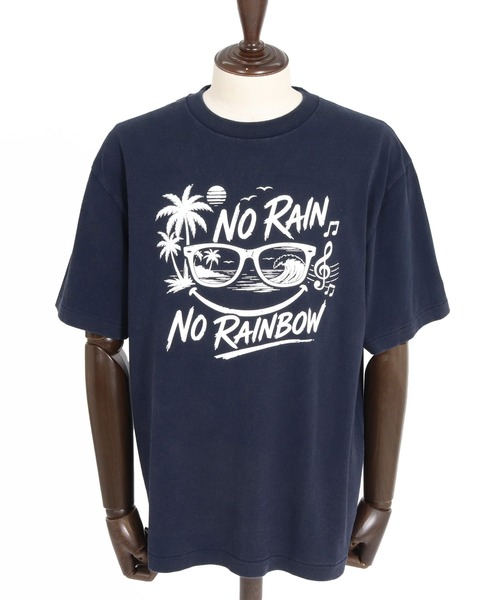 No Rain No Rainbow(ノーレインノーレインボー)の「mt10672- surf graphic print fade T-shirt サーフデザインプリントTシャツ(NR26W-27)(Tシャツ/カットソー・メンズ・ブラック/グレー/ネイビー・L/M/S/XL)」の22枚目の写真