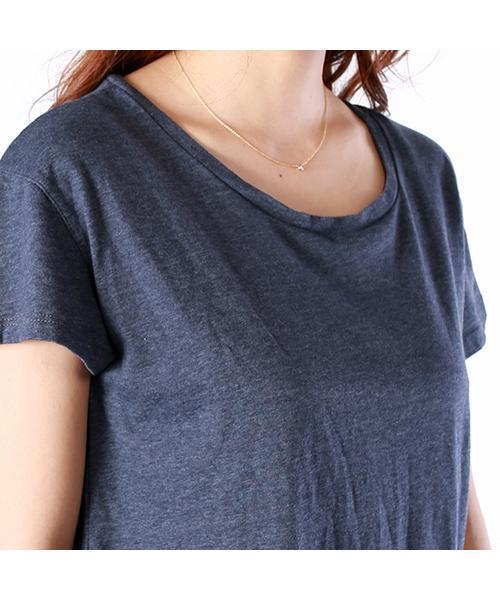 FREAK'S STORE(フリークスストア)の「カルベリーズ SUMMERY NIGHT DRESS Tシャツワンピース(シャツワンピース・レディース・オフホワイト/グレー/インディゴブルー・SMALL)」の4枚目の写真