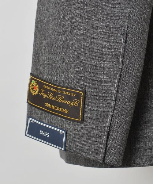 SHIPS（シップス）の「SD: 【ハンドライン】 "LORO PIANA" ライトジャケット （グレー）■（テーラードジャケット・メンズ・チャコールグレー・48/50/44/42/52/46）」の12枚目の写真