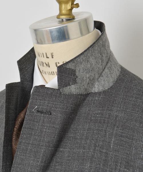 SHIPS（シップス）の「SD: 【ハンドライン】 "LORO PIANA" ライトジャケット （グレー）■（テーラードジャケット・メンズ・チャコールグレー・48/50/44/42/52/46）」の14枚目の写真