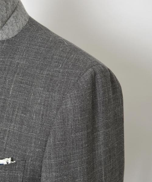 SHIPS（シップス）の「SD: 【ハンドライン】 "LORO PIANA" ライトジャケット （グレー）■（テーラードジャケット・メンズ・チャコールグレー・48/50/44/42/52/46）」の15枚目の写真