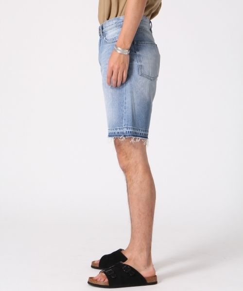 RAGEBLUE(レイジブルー)の「<コーンミルズ社製デニム使用>デニムショーツ/718700(デニムパンツ・メンズ・ブルー・LARGE/MEDIUM)」の3枚目の写真