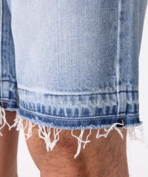 RAGEBLUE(レイジブルー)の「<コーンミルズ社製デニム使用>デニムショーツ/718700(デニムパンツ・メンズ・ブルー・LARGE/MEDIUM)」の6枚目の写真