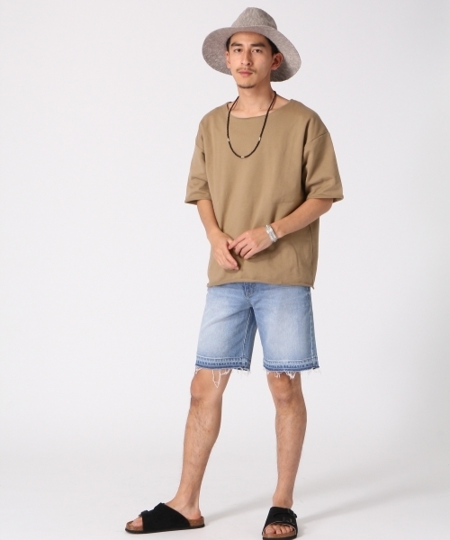 RAGEBLUE(レイジブルー)の「<コーンミルズ社製デニム使用>デニムショーツ/718700(デニムパンツ・メンズ・ブルー・LARGE/MEDIUM)」の7枚目の写真