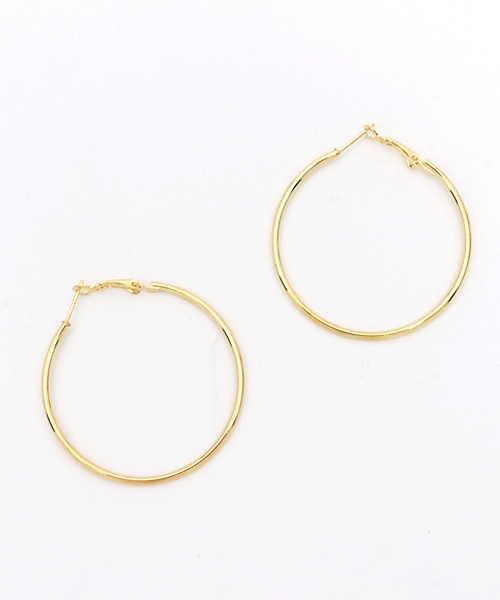 lala Born（ララボーン）の「【lalaBorn/ララボーン】5cm フープピアス（ピアス（両耳用）・レディース・ラベンダー/イエロー/オレンジ/ゴールド/ブルー/シルバー/ブラック/ホワイト/グリーン/ピンク/レッド・FREE）」の16枚目の写真