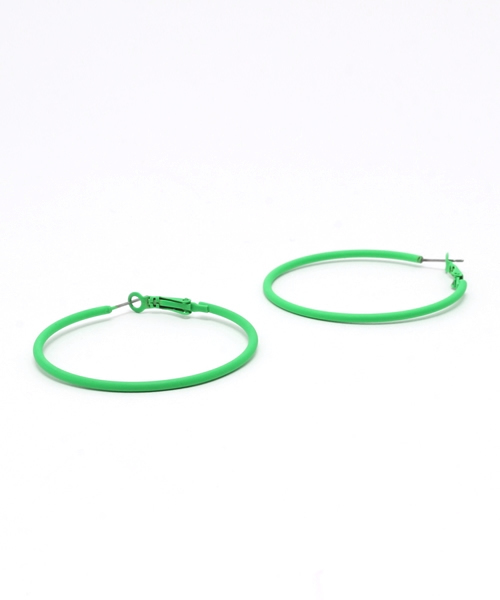 lala Born（ララボーン）の「【lalaBorn/ララボーン】5cm フープピアス（ピアス（両耳用）・レディース・ラベンダー/イエロー/オレンジ/ゴールド/ブルー/シルバー/ブラック/ホワイト/グリーン/ピンク/レッド・FREE）」の13枚目の写真