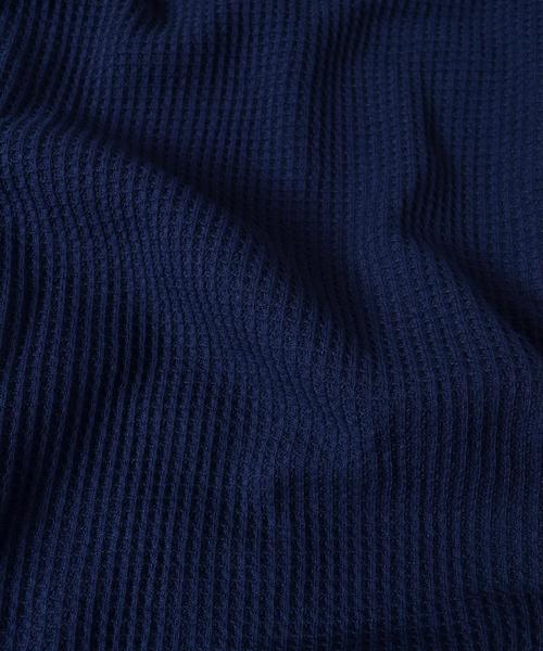 SHIPS（シップス）の「Hanes×SHIPS AUTHENTIC PRODUCTS: ワッフル ロングスリーブ Tシャツ■（Tシャツ/カットソー・メンズ・ホワイト/ネイビー/グレー・SMALL/MEDIUM/LARGE）」の12枚目の写真