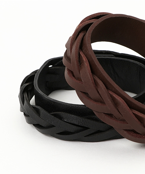 チャイハネ（チャイハネ）の「【チャイハネ】レザーブレイズMEN'Sブレスレット（ブレスレット・メンズ・ブラック/ブラウン系その他/ブラウン・FREE）」の5枚目の写真