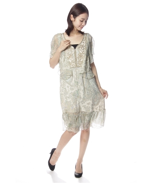 Grace Continental グレースコンチネンタル の ペイズリープリントワンピース ワンピース Wear