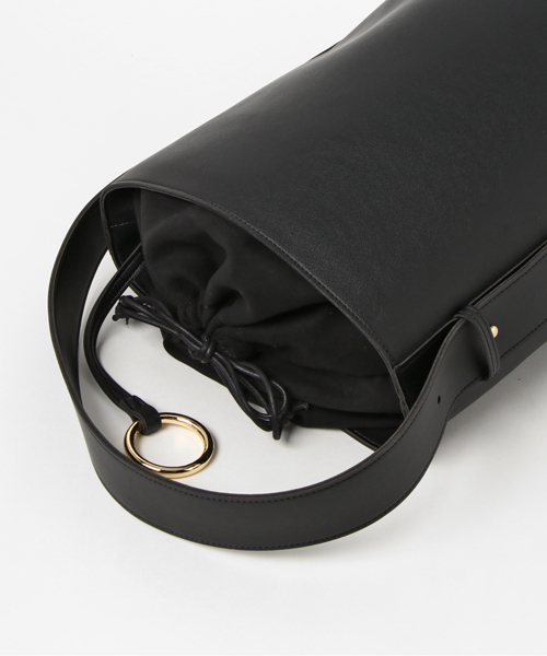 STUDIOUS（ステュディオス）の「【STUDIOUS】2WAYバケツショルダーバッグ（ボストンバッグ・レディース・グレー/ブラック・FREE）」の5枚目の写真