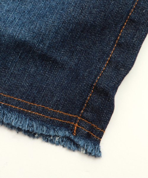 apres les cours（アプレレクール）の「LEE台形スカート（スカート・キッズ・ネイビー/ブルー・80/90/140/120/110/130/100）」の6枚目の写真