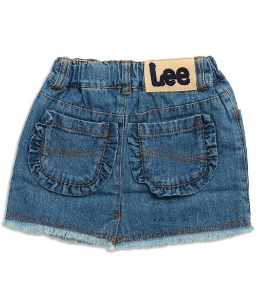 apres les cours（アプレレクール）の「LEE台形スカート（スカート・キッズ・ネイビー/ブルー・80/90/140/120/110/130/100）」の8枚目の写真