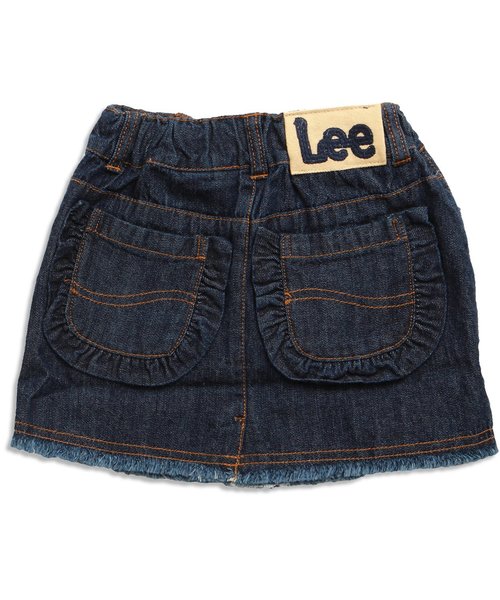 apres les cours（アプレレクール）の「LEE台形スカート（スカート・キッズ・ネイビー/ブルー・80/90/140/120/110/130/100）」の9枚目の写真