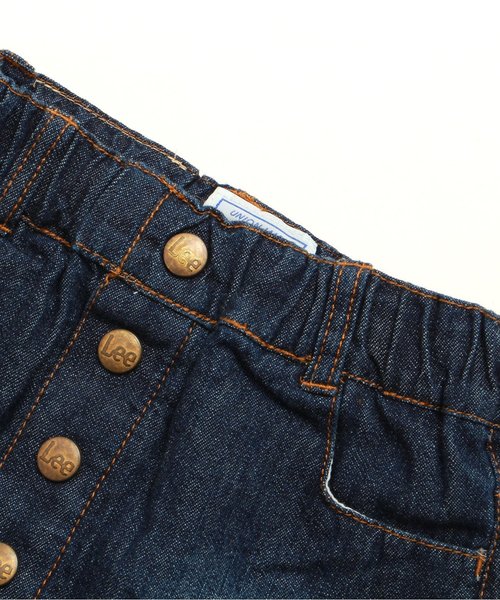 apres les cours（アプレレクール）の「LEE台形スカート（スカート・キッズ・ネイビー/ブルー・80/90/140/120/110/130/100）」の11枚目の写真