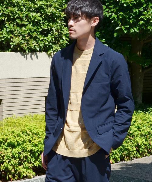 SHIPS(シップス)の「SC: EVALET(R) トリコット 4WAYストレッチ セットアップ ジャケット■(テーラードジャケット・メンズ・カーキ/ネイビー/ブラック・X-LARGE/SMALL/LARGE/MEDIUM)」の6枚目の写真