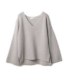 ESTNATION | ESTNATION 畔編みVネックニット(ニット/セーター)