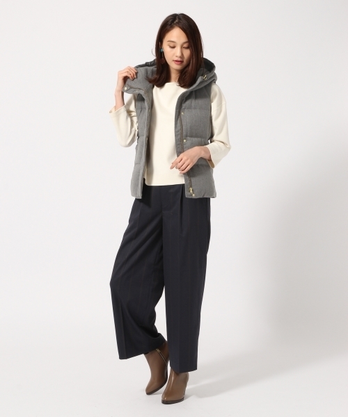 GLOBAL WORK（グローバルワーク）の「TRワイドパンツガラ/758071（その他パンツ・レディース・ダークブルー/グレー・LARGE/MEDIUM/SMALL）」の7枚目の写真