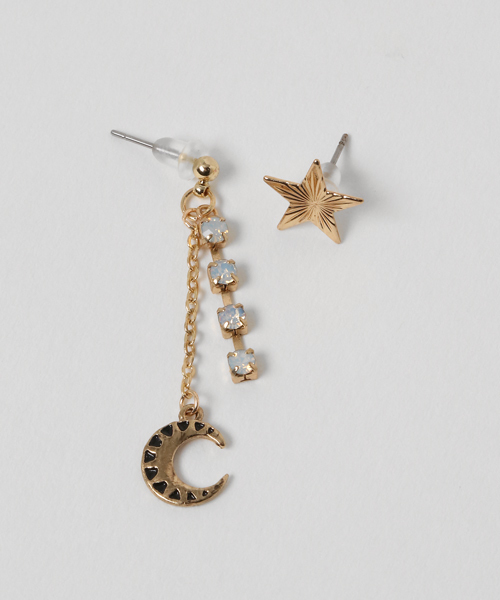 チャイハネ（チャイハネ）の「【チャイハネ】バースデーカラー月星アシンメトリーピアス（ピアス（両耳用）・レディース・その他1/その他2/その他3/その他4/その他5/その他6/その他7/その他8/その他9/その他10/その他11/その他12・FREE）」の6枚目の写真