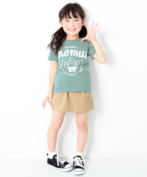 devirock（デビロック）の「わかるさんコラボ プリント半袖Tシャツ カットソー（Tシャツ/カットソー・キッズ・ホワイト系その他/グレー系その他/ブラック系その他/グリーン系その他・110cm/140cm/100cm/130cm/120cm/150cm/160cm）」の8枚目の写真