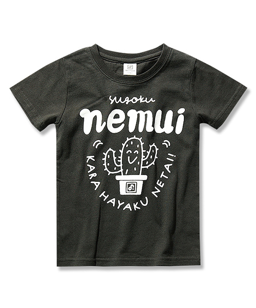 devirock（デビロック）の「わかるさんコラボ プリント半袖Tシャツ カットソー（Tシャツ/カットソー・キッズ・ホワイト系その他/グレー系その他/ブラック系その他/グリーン系その他・110cm/140cm/100cm/130cm/120cm/150cm/160cm）」の10枚目の写真