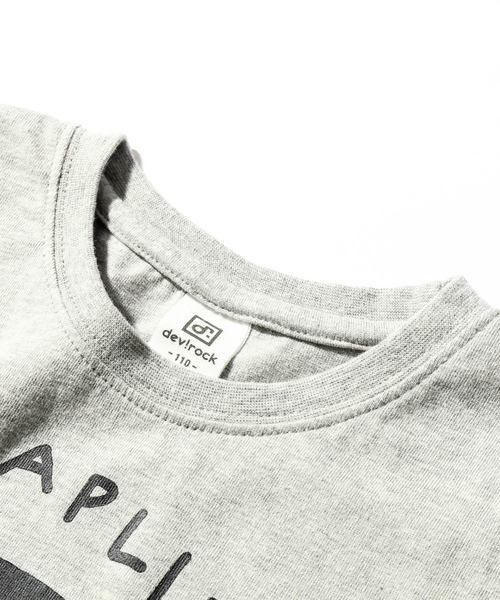 devirock（デビロック）の「わかるさんコラボ プリント半袖Tシャツ カットソー（Tシャツ/カットソー・キッズ・ホワイト系その他/グレー系その他/ブラック系その他/グリーン系その他・110cm/140cm/100cm/130cm/120cm/150cm/160cm）」の15枚目の写真