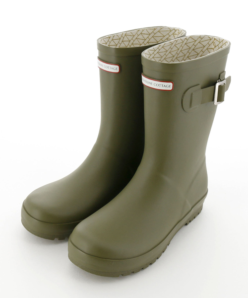 Catherine Cottage（キャサリンコテージ）の「ベーシックレインブーツ（レインシューズ・キッズ・チェリーピンク/グリーン/ネイビー/サックスブルー/イエロー/ライラック/ピンク/ライトブルー/ミント/ブラック・19/20/21/22/23/24）」の3枚目の写真