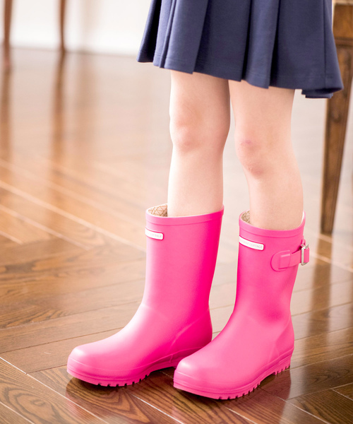 Catherine Cottage（キャサリンコテージ）の「ベーシックレインブーツ（レインシューズ・キッズ・チェリーピンク/グリーン/ネイビー/サックスブルー/イエロー/ライラック/ピンク/ライトブルー/ミント/ブラック・19/20/21/22/23/24）」の10枚目の写真