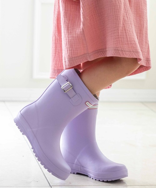 Catherine Cottage（キャサリンコテージ）の「ベーシックレインブーツ（レインシューズ・キッズ・チェリーピンク/グリーン/ネイビー/サックスブルー/イエロー/ライラック/ピンク/ライトブルー/ミント/ブラック・19/20/21/22/23/24）」の8枚目の写真