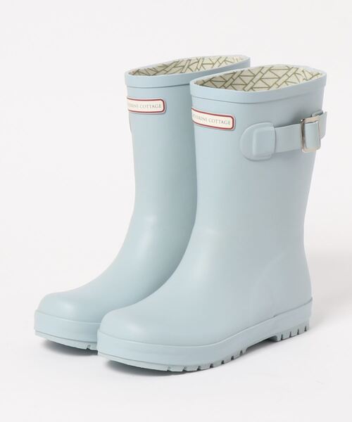 Catherine Cottage（キャサリンコテージ）の「ベーシックレインブーツ（レインシューズ・キッズ・チェリーピンク/グリーン/ネイビー/サックスブルー/イエロー/ライラック/ピンク/ライトブルー/ミント/ブラック・19/20/21/22/23/24）」の5枚目の写真