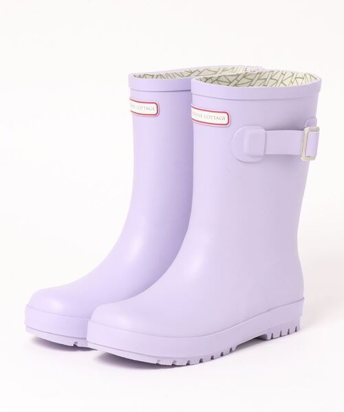 Catherine Cottage（キャサリンコテージ）の「ベーシックレインブーツ（レインシューズ・キッズ・チェリーピンク/グリーン/ネイビー/サックスブルー/イエロー/ライラック/ピンク/ライトブルー/ミント/ブラック・19/20/21/22/23/24）」の11枚目の写真