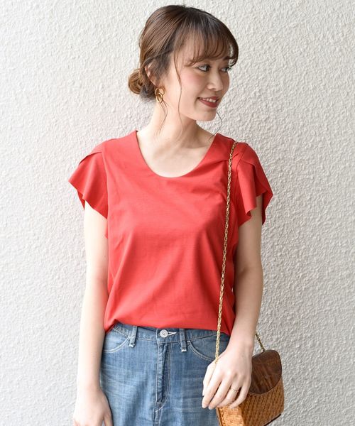 Khaju（カージュ）の「Khaju:チューリップスリーブTEE【Khaju