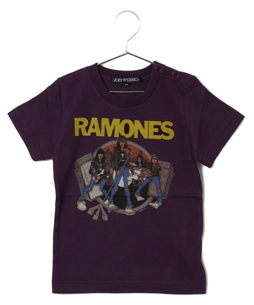 JOEY HYSTERIC（ジョーイヒステリック）の「RAMONES/ROAD TO RUIN pt T-SH（Tシャツ/カットソー・キッズ・ブラック/ネイビー/パープル・X-SMALL/SMALL/MEDIUM）」の3枚目の写真