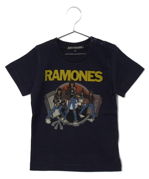 JOEY HYSTERIC（ジョーイヒステリック）の「RAMONES/ROAD TO RUIN pt T-SH（Tシャツ/カットソー・キッズ・ブラック/ネイビー/パープル・X-SMALL/SMALL/MEDIUM）」の2枚目の写真