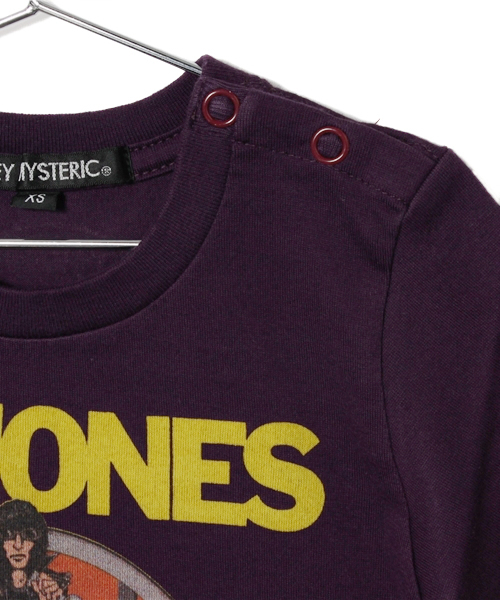 JOEY HYSTERIC（ジョーイヒステリック）の「RAMONES/ROAD TO RUIN pt T-SH（Tシャツ/カットソー・キッズ・ブラック/ネイビー/パープル・X-SMALL/SMALL/MEDIUM）」の5枚目の写真