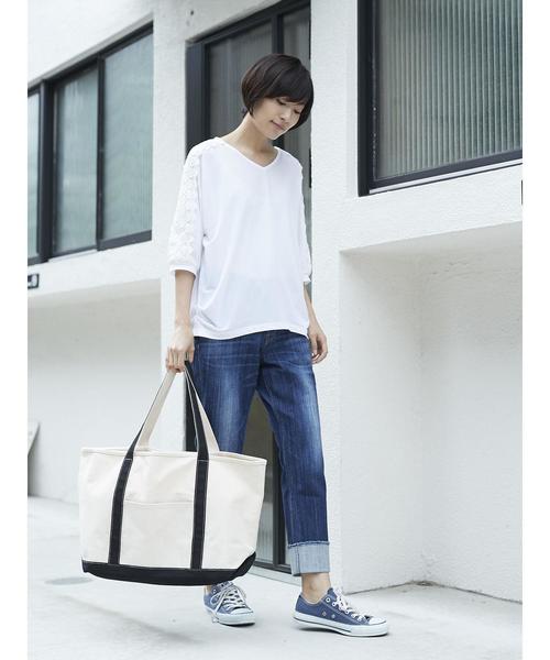 AMERICAN HOLIC(アメリカンホリック)の「・肩レースプルオーバー(Tシャツ/カットソー・レディース・パープル/グリーン/ネイビー/オフホワイト・FREE)」の12枚目の写真