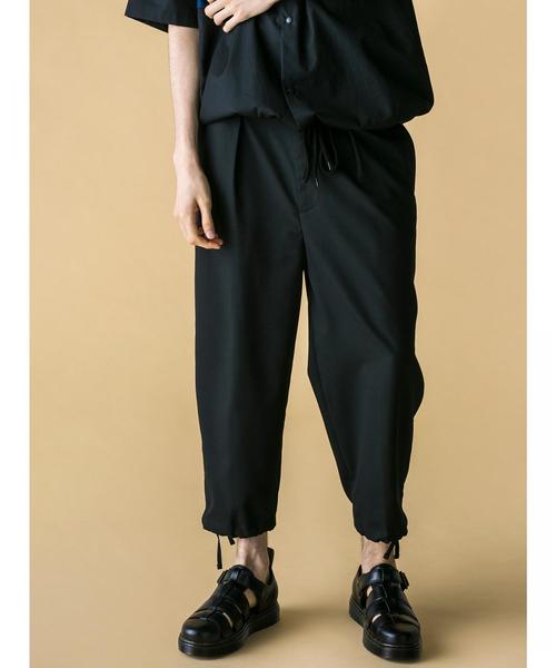 MONKEY TIME(モンキータイム)の「<monkey time> TR GRGT WIDE ANKLE PANTS/アンクルパンツ(その他パンツ・メンズ・ブラック・MEDIUM/SMALL/LARGE)」の1枚目の写真