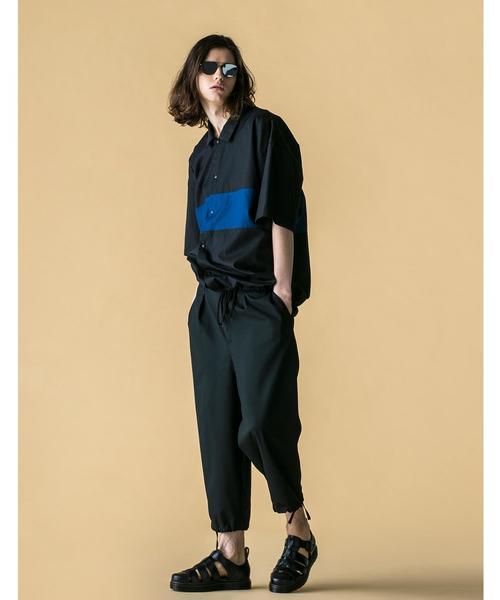 MONKEY TIME(モンキータイム)の「<monkey time> TR GRGT WIDE ANKLE PANTS/アンクルパンツ(その他パンツ・メンズ・ブラック・MEDIUM/SMALL/LARGE)」の3枚目の写真