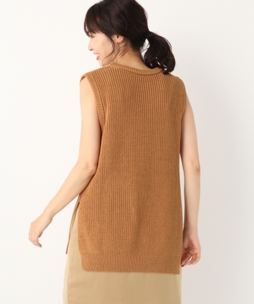 A part by（アパートバイ）の「5GCアゼCNロングNS 800720（ニット/セーター・レディース・アイボリー/ブラック/ブラウン・FREE）」の11枚目の写真