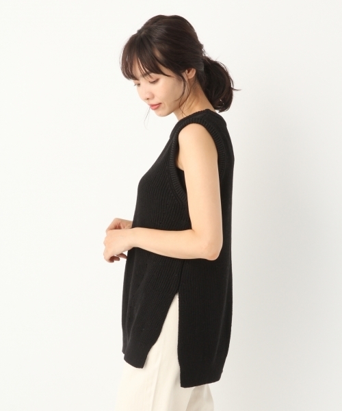 A part by（アパートバイ）の「5GCアゼCNロングNS 800720（ニット/セーター・レディース・アイボリー/ブラック/ブラウン・FREE）」の12枚目の写真