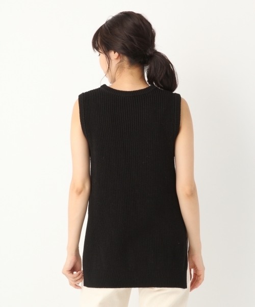 A part by（アパートバイ）の「5GCアゼCNロングNS 800720（ニット/セーター・レディース・アイボリー/ブラック/ブラウン・FREE）」の13枚目の写真