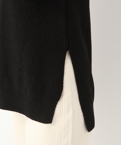 A part by（アパートバイ）の「5GCアゼCNロングNS 800720（ニット/セーター・レディース・アイボリー/ブラック/ブラウン・FREE）」の16枚目の写真