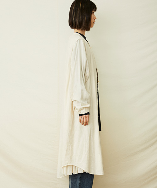 IKKUNA(イクナ)の「shirt coat/シャツコート(その他アウター・レディース・ブラック/マスタード/キナリ・1)」の7枚目の写真