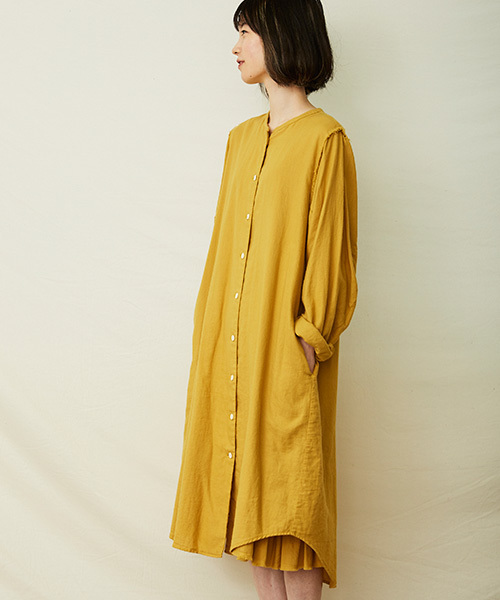 IKKUNA(イクナ)の「shirt coat/シャツコート(その他アウター・レディース・ブラック/マスタード/キナリ・1)」の10枚目の写真
