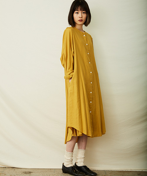 IKKUNA(イクナ)の「shirt coat/シャツコート(その他アウター・レディース・ブラック/マスタード/キナリ・1)」の14枚目の写真