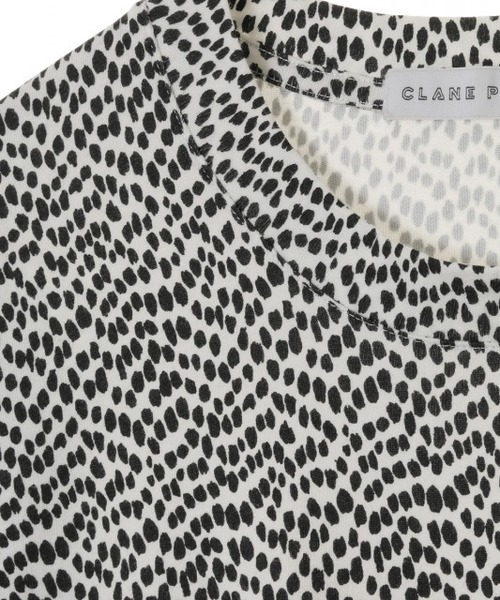 CLANE（クラネ）の「アニマルドットTシャツ（Tシャツ/カットソー・レディース・ブラック・FREE）」の6枚目の写真