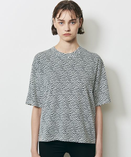 CLANE（クラネ）の「アニマルドットTシャツ（Tシャツ/カットソー・レディース・ブラック・FREE）」の2枚目の写真